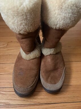 UGG Australia Sundance II Suede Shearling Boots Size 7